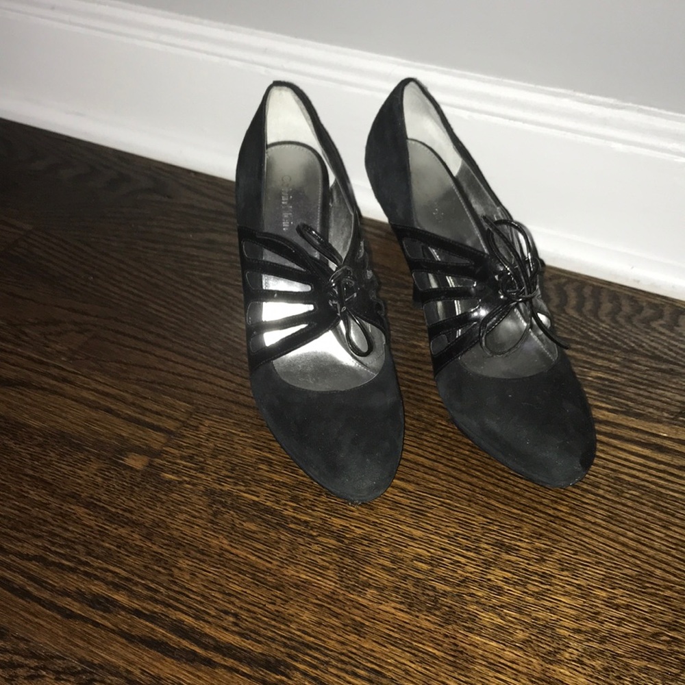 Calvin Klein heels with tie